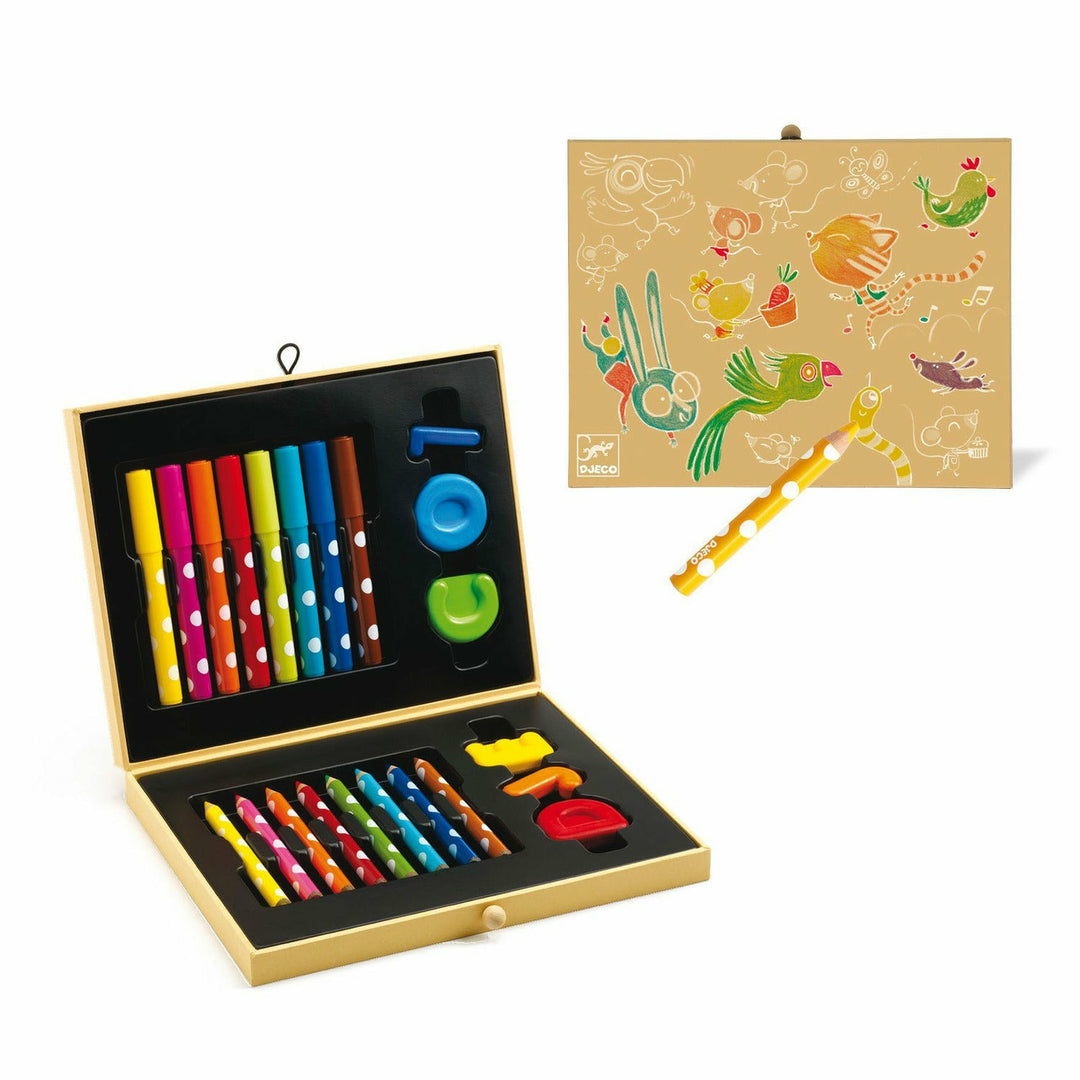 Djeco 12 Lightweight Flower Crayons for Little Hands – The Natural Baby  Company