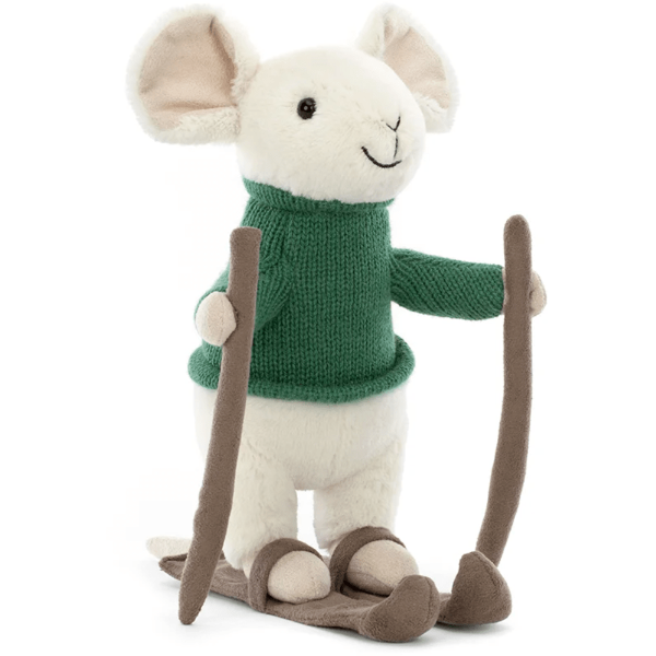 Image of Jellycat Merry Mouse Skiing