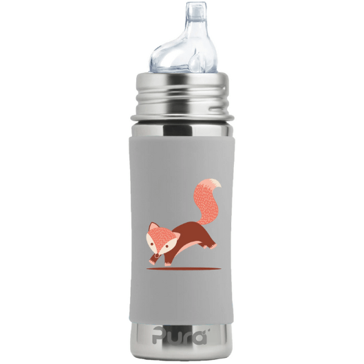 Image of Pura Non Insulated Sippy Cup w/ Sleeve - Fox