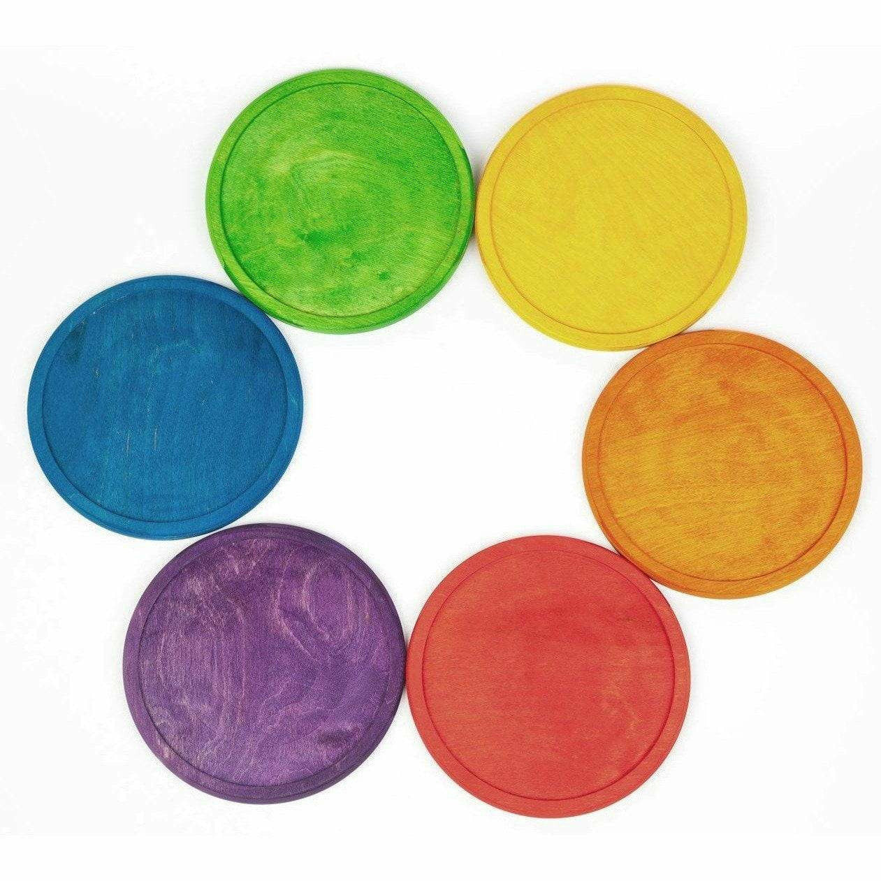 Image of Grapat 6 Rainbow Dishes