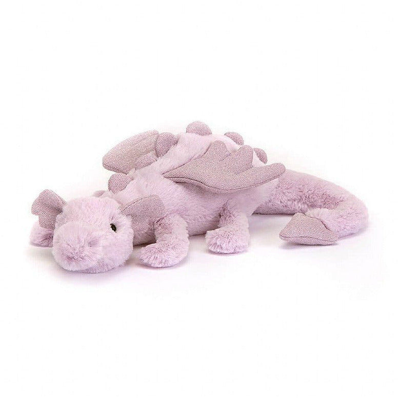 Image of Jellycat Lavender Dragon Little