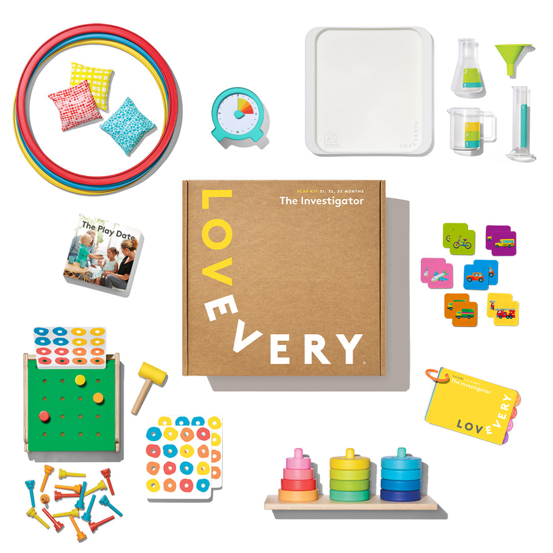 Les Kits de Jeu Lovevery  Abonnement à des jeux éducatifs de 0 à 4 an