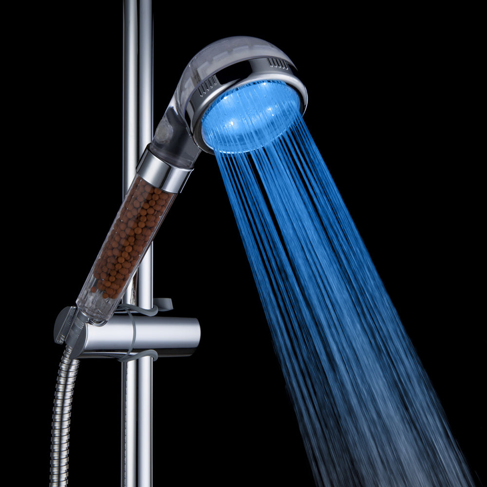 Temperature Enabled Water Saving Shower Head Anza