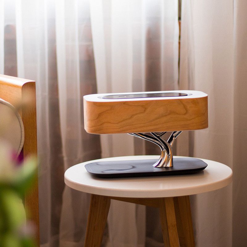 Fast Wireless Charger & Bluetooth Speaker Zen Tree of Light