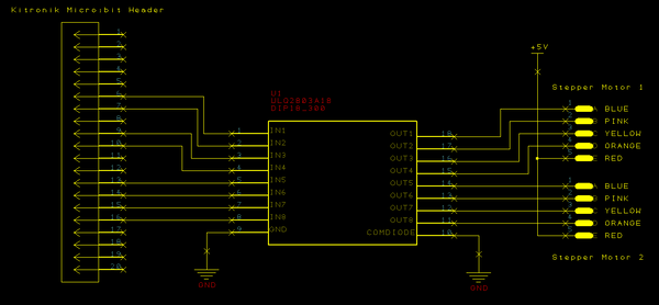 28BJY48 micro:bit wiring