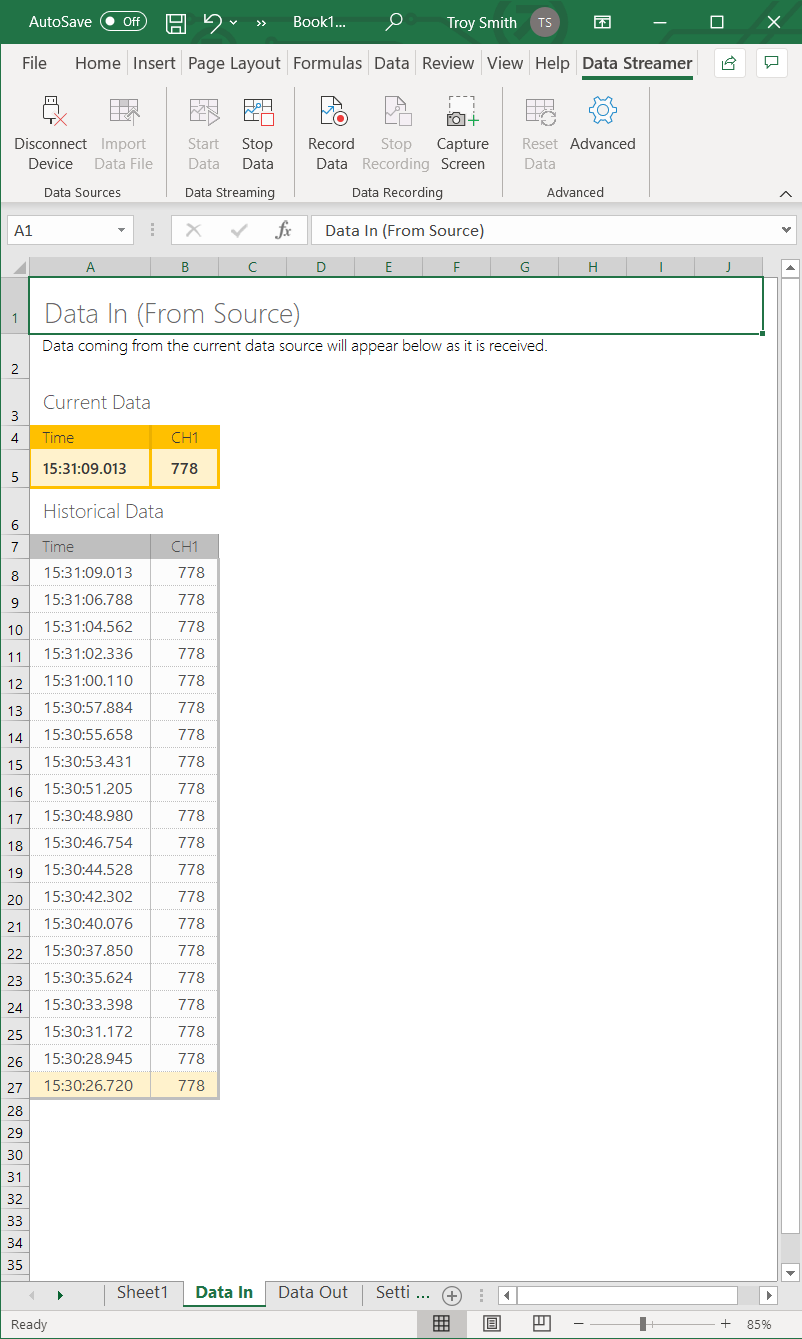 Microsoft data streamer for excel что это