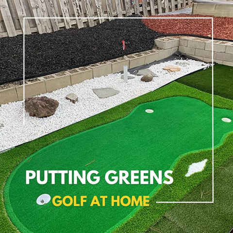 Golf Putting mat Green Indoor and Outdoor with Auto Ball Return,Game  Practice Golf Gifts for Home, Office, Backyard Indoor Golf and Outdoor Use