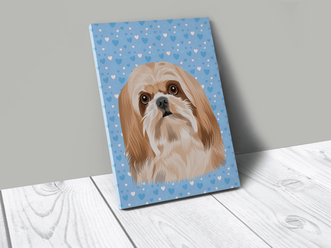 gift for grandparents who have everything pet canvas