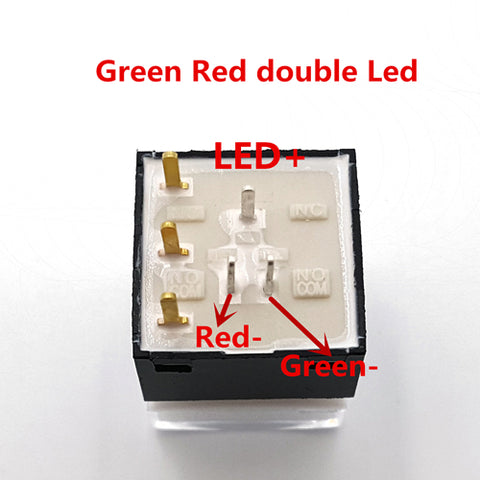 Illuminated Square 15mm Tactile Buttons - Various Colors from PMD Way with free delivery worldwide