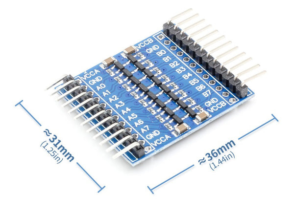 8-channel I2C-safe Bi-directional Logic Level Converter for Raspberry Pi, Arduino and more from PMD Way with free delivery worldwide