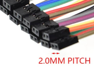 Female-Female 2.0 to 2.0mm Jumper Wires x 40 from PMD Way with free delivery worldwide