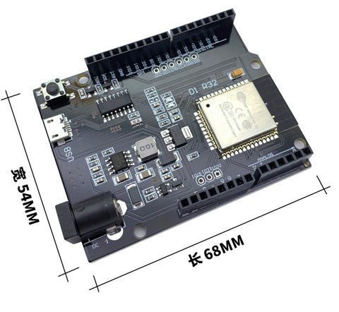 Harness ESP32 in Arduino form factor with the ESP32 Arduino-style Development Board from PMD Way - with free delivery, worldwide