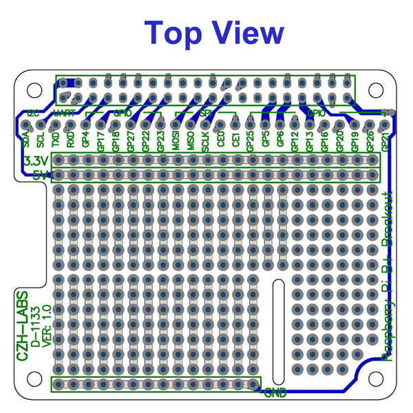 Prototype HAT Kits for Raspberry Pi in packs of four from PMD Way with free delivery worldwide