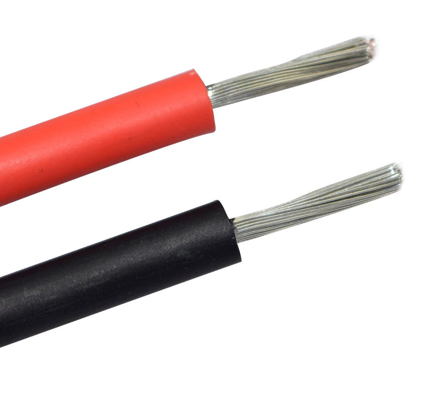 Solar PV Installation Cable - 5m red and black from PMD Way with free delivery worldwide