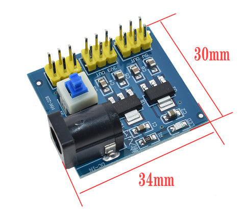 Experimenter's 12V to 3.3V 5V 12V DC Converter from PMD Way with free delivery worldwide
