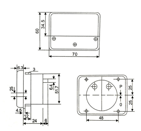 DH-670 Analog DC Ammeter Current Meter 0~300A DC with Shunt from PMD Way with free delivery worldwide