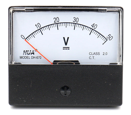 91C4 DC 0-100V Analog Panel Voltmeter Voltage Meter Measuring