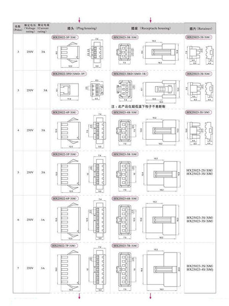 JST SM Connector Pairs - 10 Pack from PMD Way with free delivery worldwide