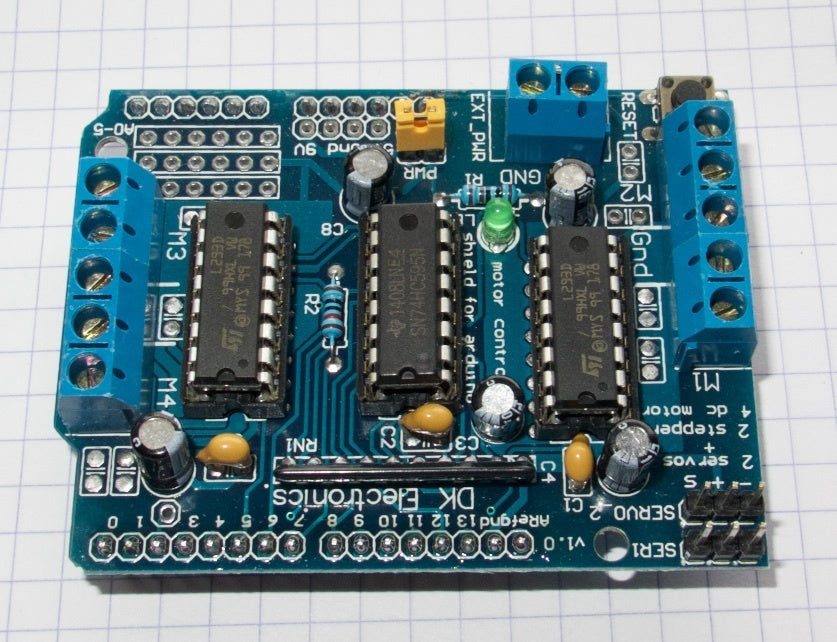 Arduino stepper motor shield