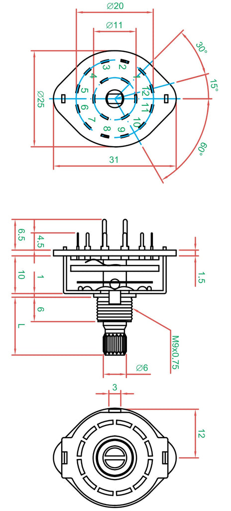 Metal Rotary Wafer Switches from PMD Way with free delivery worldwide