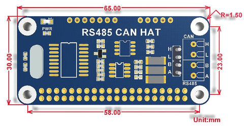 RS485 CAN pHAT for Raspberry Pi from PMD Way with free delivery worldwide