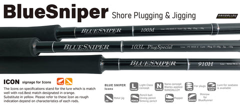 Yamaga Blanks Blue Sniper Extreme Shore-Casting Strategy 100MH