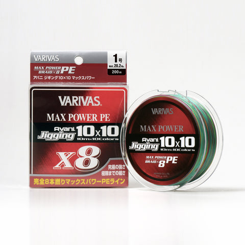 Northshore Bait & Tackle - Varivas Avani Casting Max Power PE x8 Braid  Fishing Line 300m. The Varivas brand is one of the highest quality Japanese  braids in the world today. Many