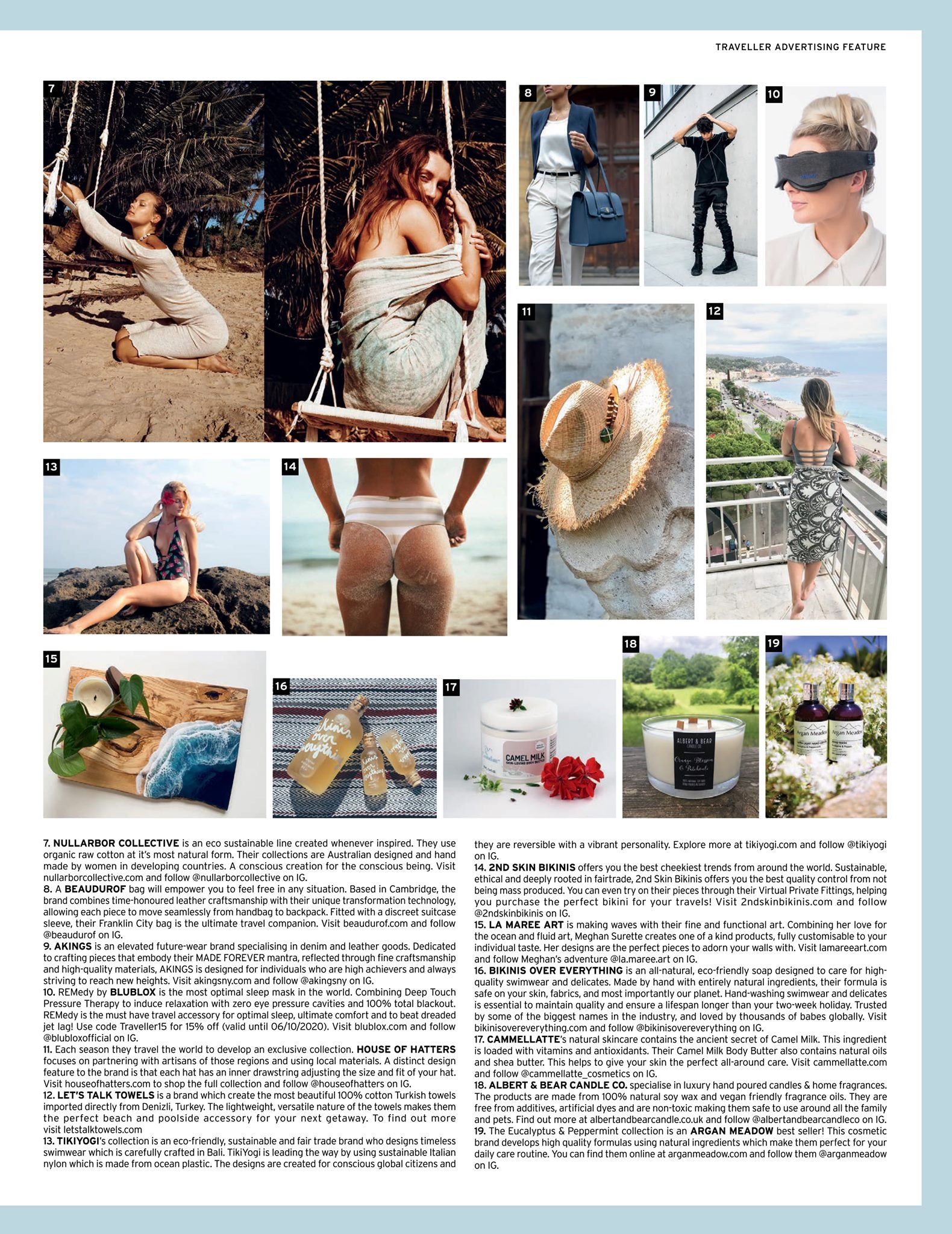 TIKIYOGI® As seen in Condé Nast Traveller - October Issue