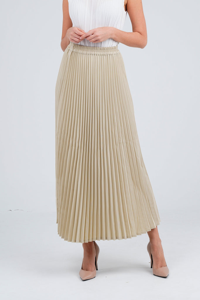 Buy Andrea Big Pleat A-Line Skirt For Women In Dubai | Alita Pleat ...