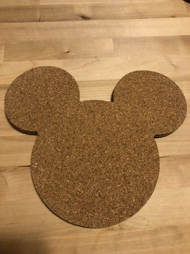 Minnie Mouse Cork Board With Engraved Detailing. Minnie Mouse Pin