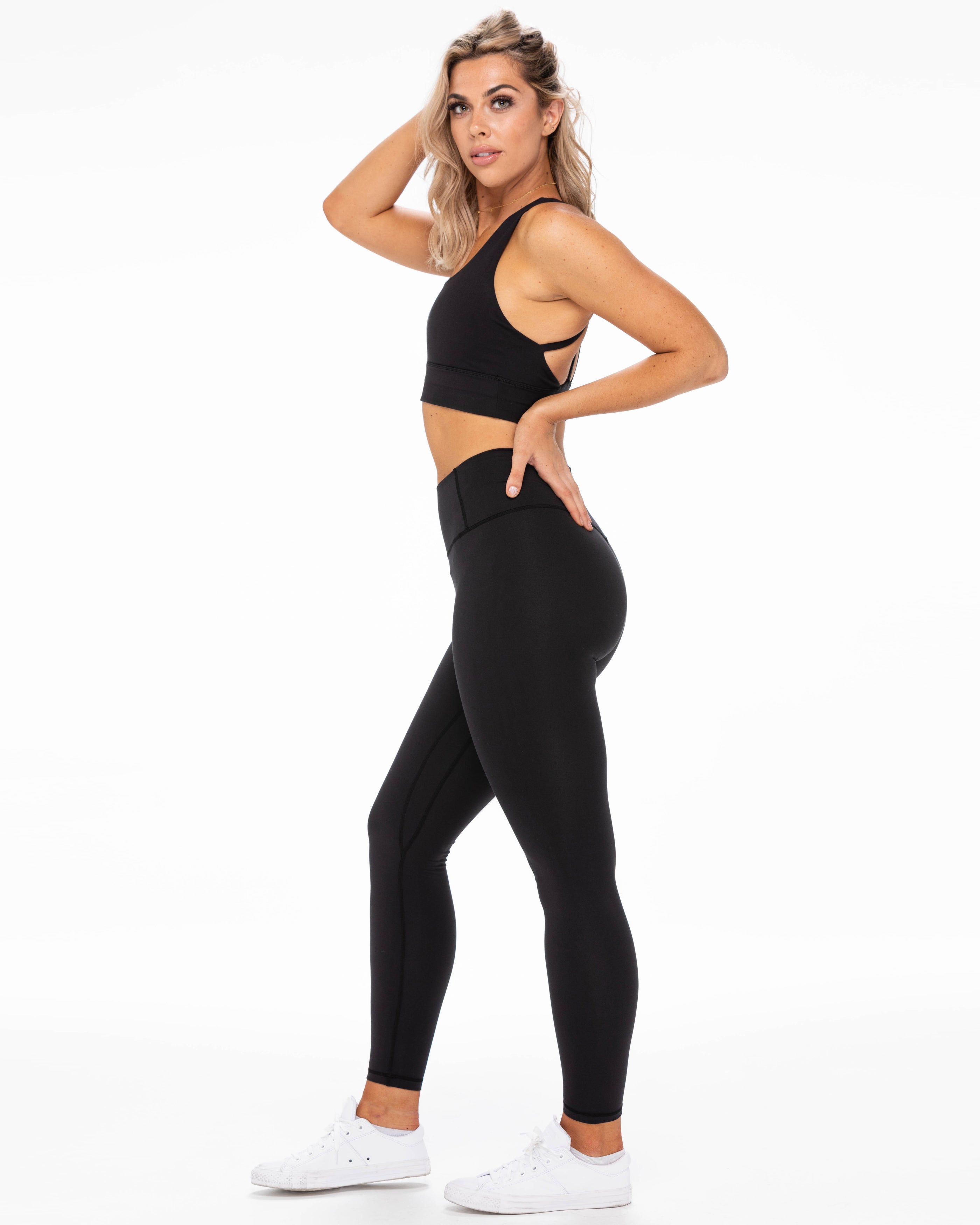 Lorna Jane - F/L Maternity Active Tight in Black, Queen Bee