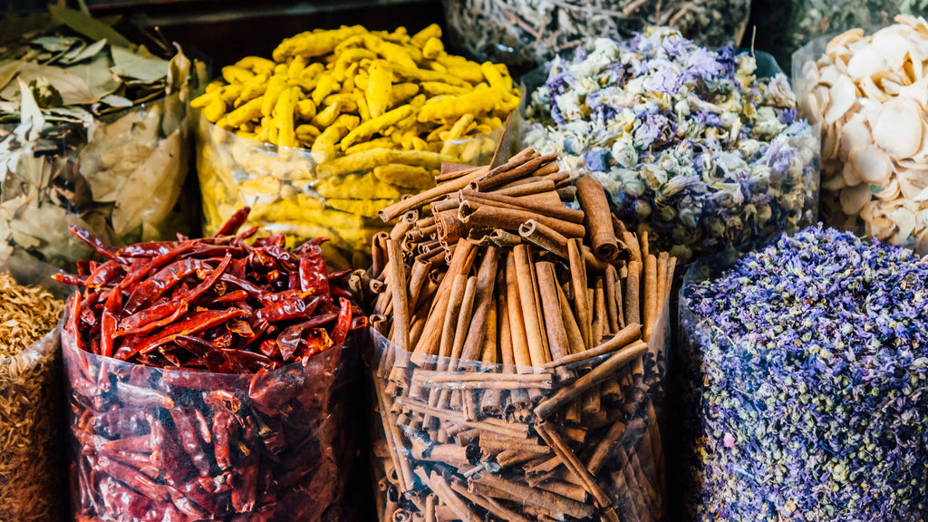 spices at farmers market