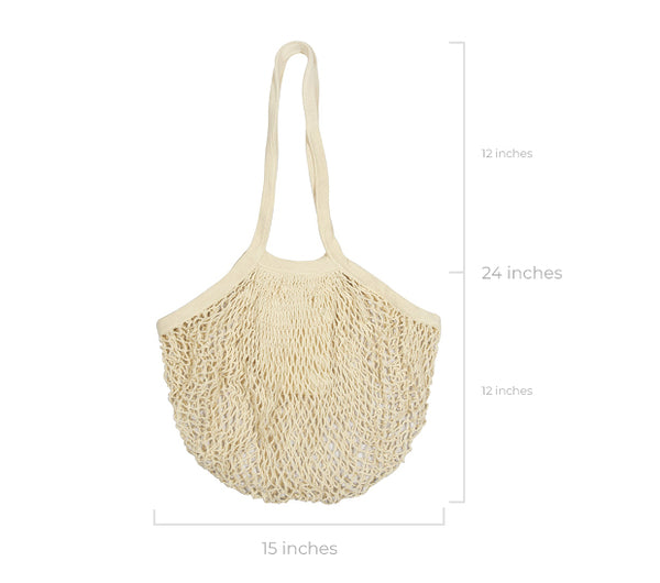 mesh shopping bag dimensions