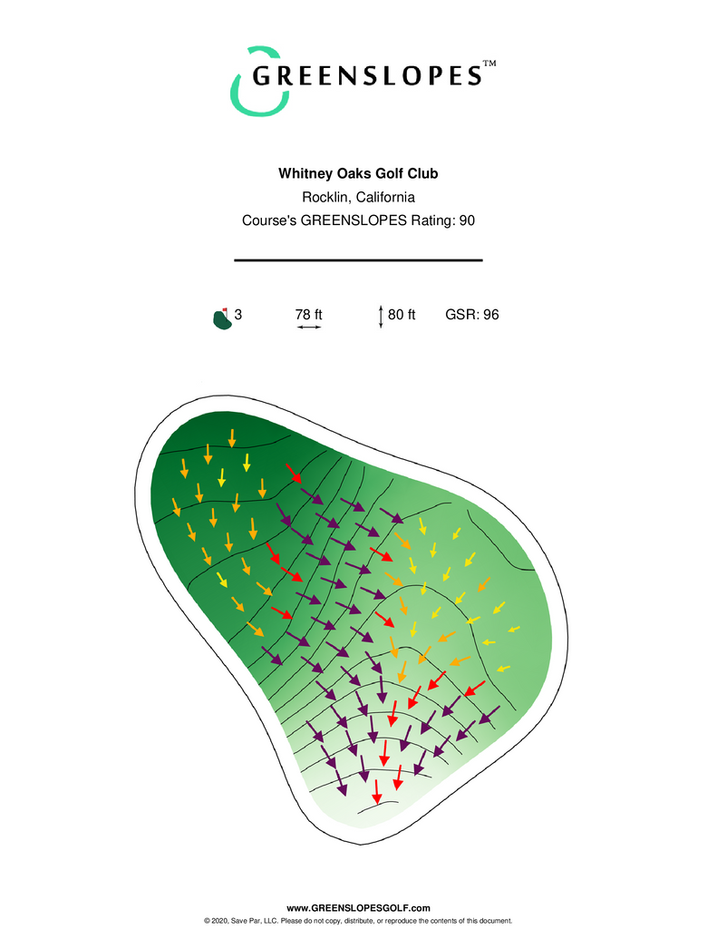 Whitney Oaks Golf Club Rocklin GREENSLOPES Golf