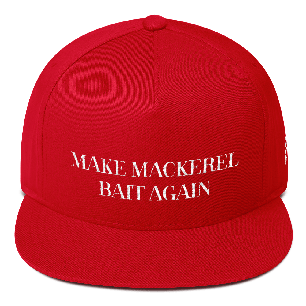 Make Mackerel Bait Again Snapback Hat