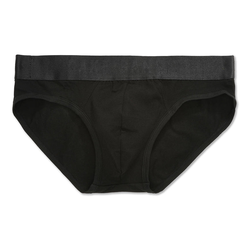 Bonds Men's Underwear Cotton Blend Guyfront Brief - 1 Pack, Black