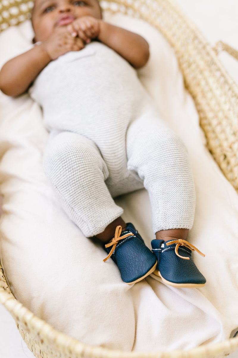 infant navy loafers