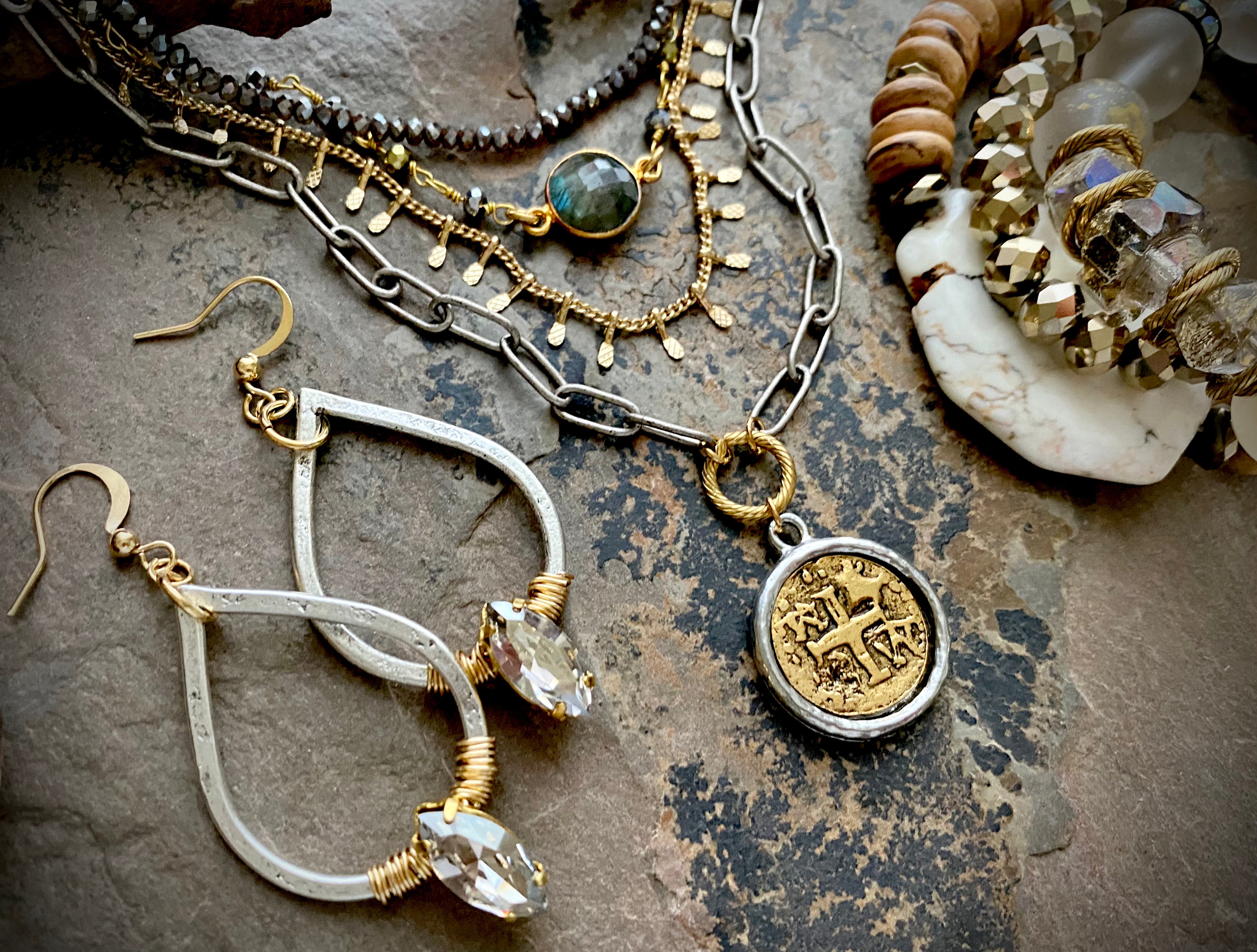 Midas Teardrop Earrings