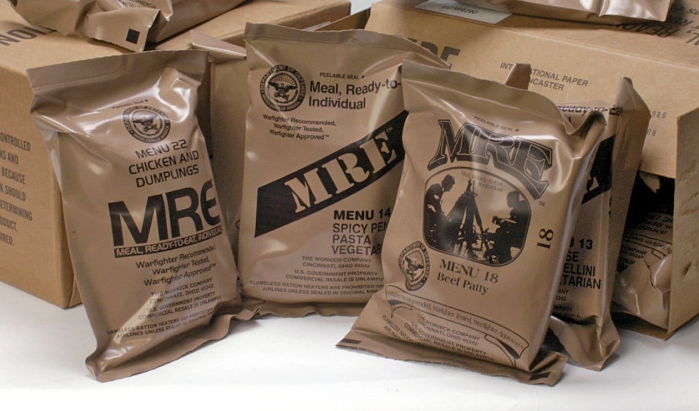 USA Military MRE Meal Ready To Eat Set of 4 Foreign and International
