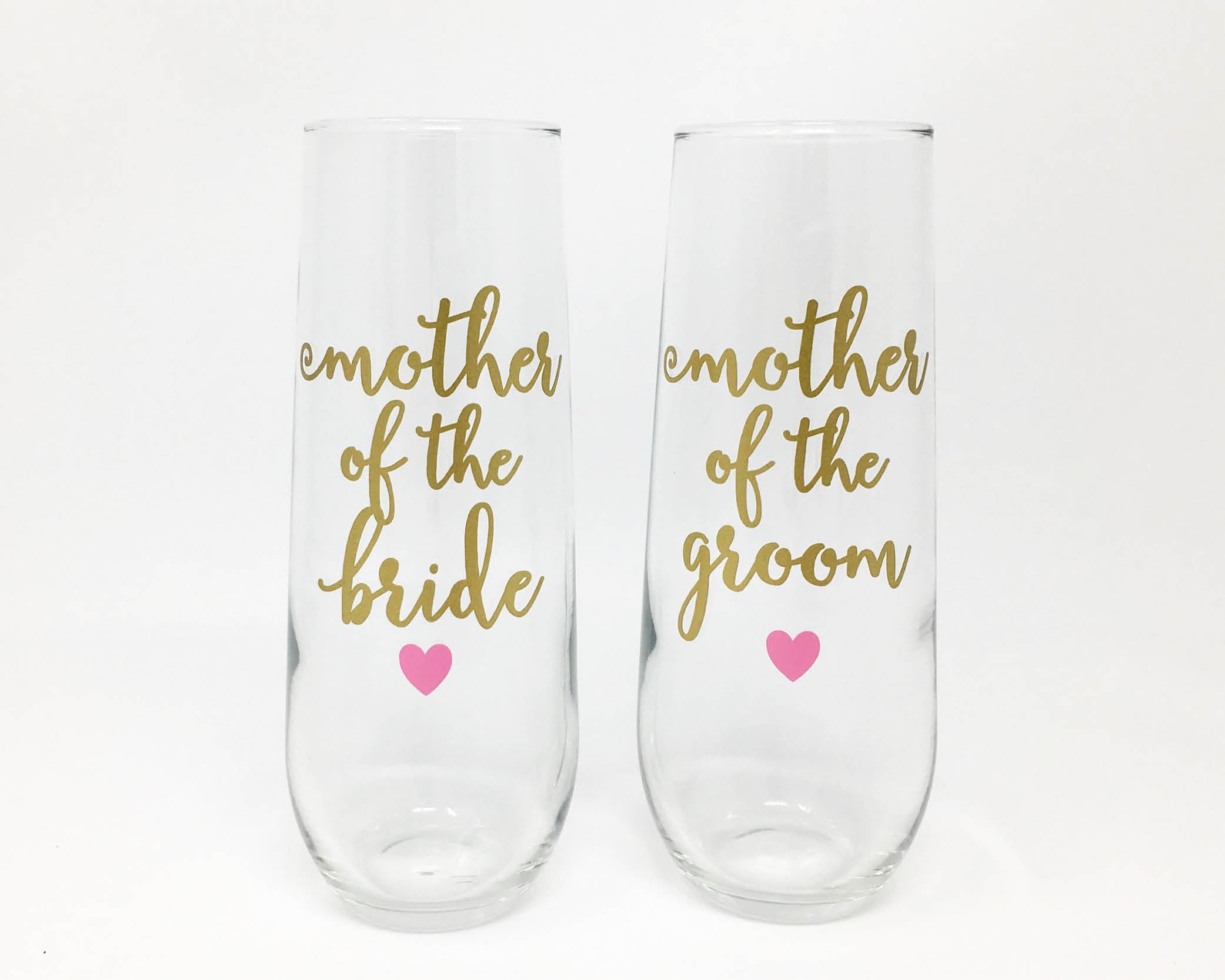 Mother Of The Bride Or Mother Of The Groom Stemless Champagne