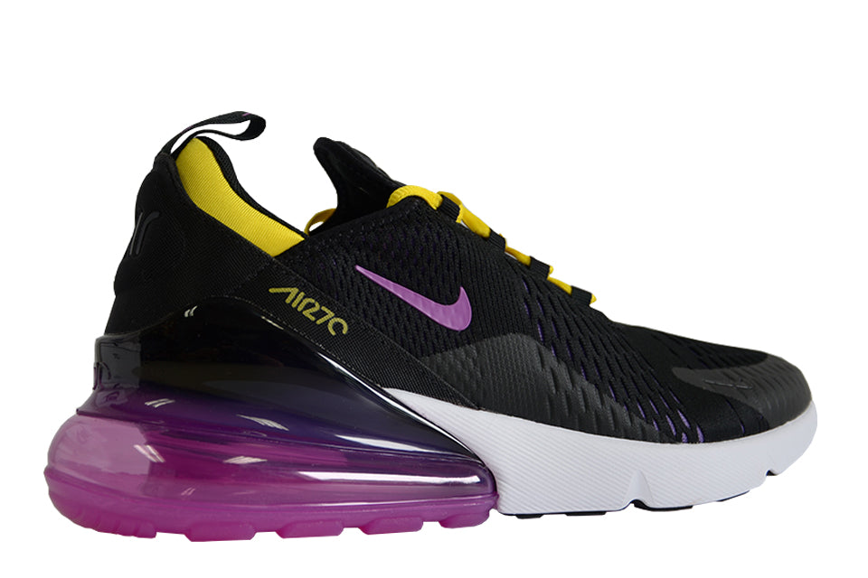 purple and yellow air max 270