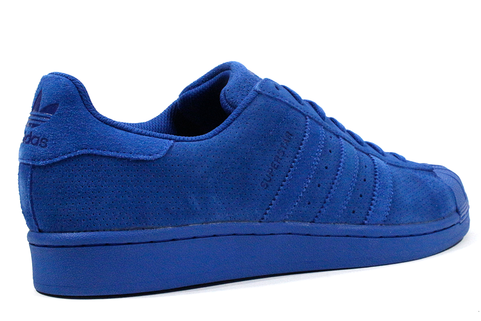 all blue adidas superstar