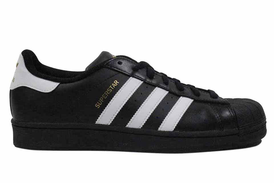 adidas superstar womens black