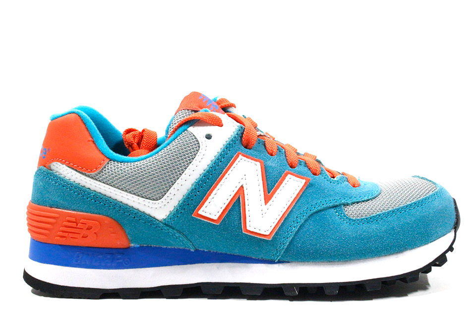 new balance 574 green orange