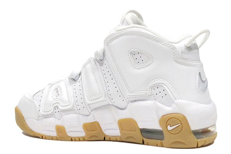 white uptempo gum bottom