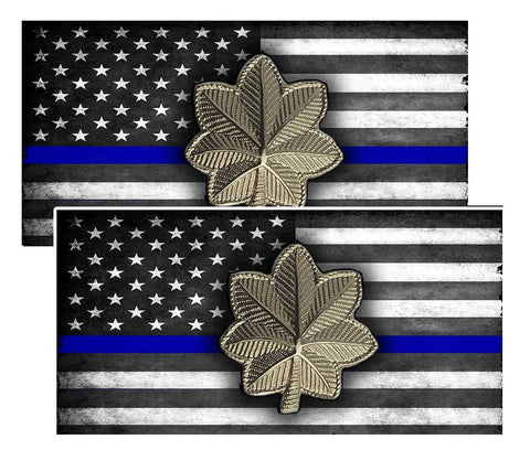 1 Asterisk Thin Blue Line Door Mat - Package of 2 – abrotherhood