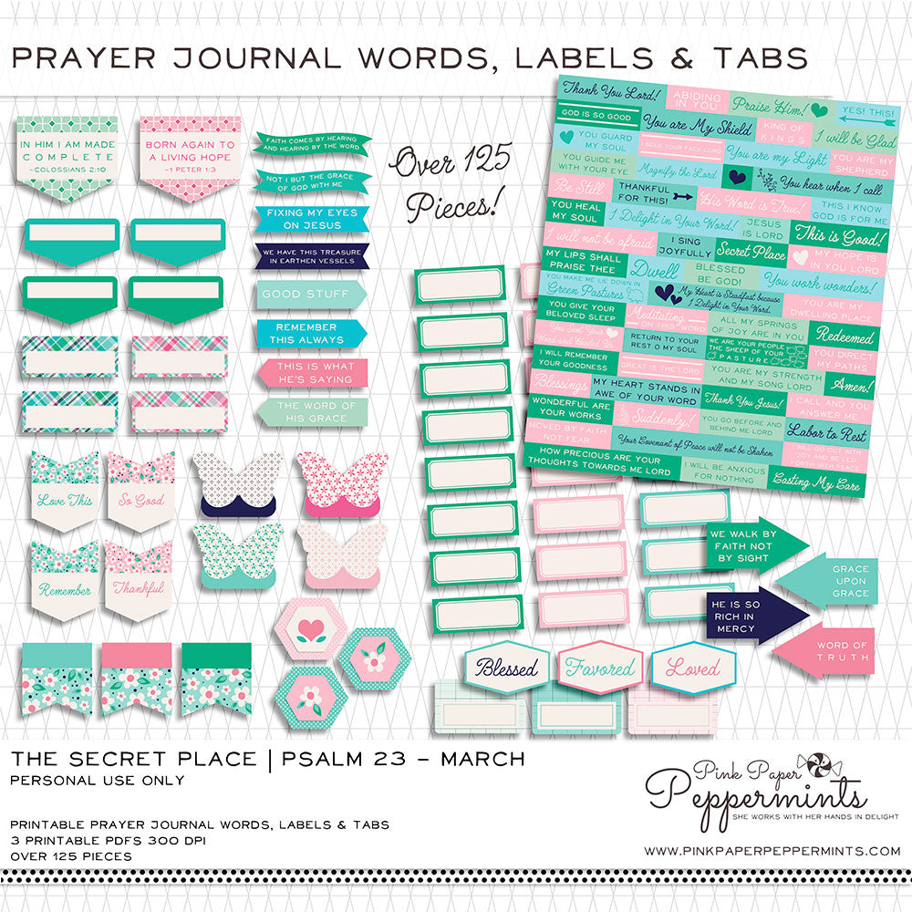 Junk Journal Kit Bible Journal Printable Digital Ephemera -  in 2023