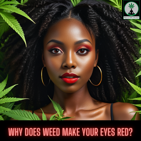 why does weed make your eyes red