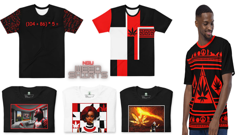 red graphic t shirt designs