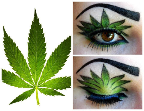 marijuana themed makeup
